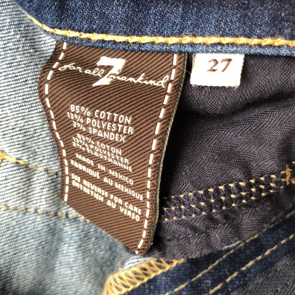 7 for all Mankind Denim Cuffed Shorts - Picture 3 of 6
